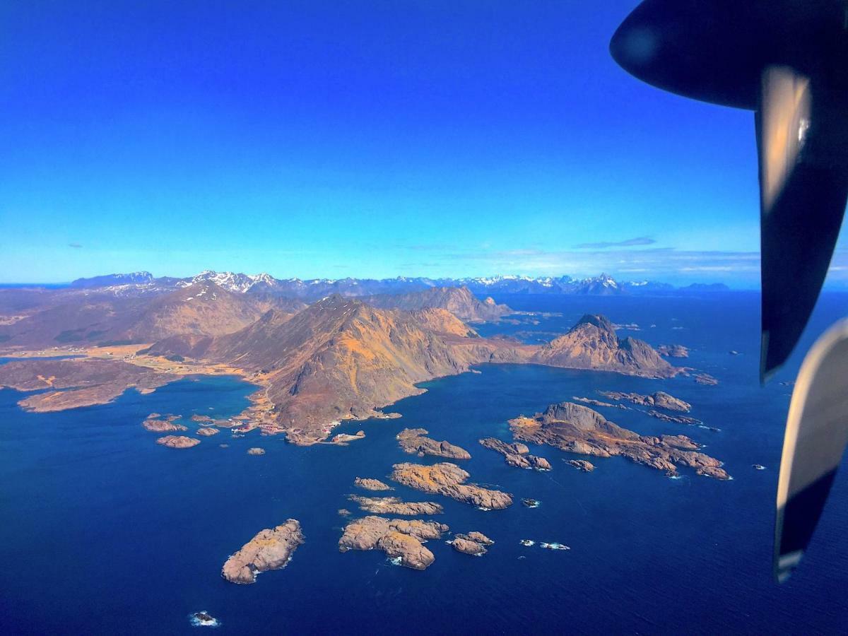 Midnight Sun View Lofoten Leknes Kültér fotó