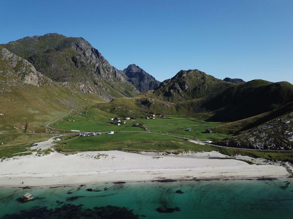 Midnight Sun View Lofoten Leknes Kültér fotó